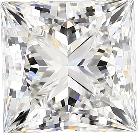 2.29 Carat F vvs2 Princess Lab Diamond