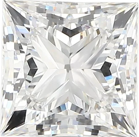 2.33 Carat E vvs1 Princess Lab Diamond