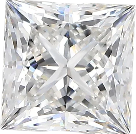 2.33 Carat F vvs2 Princess Lab Diamond