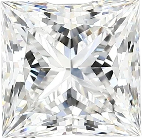 2.34 Carat E vvs2 Princess Lab Diamond