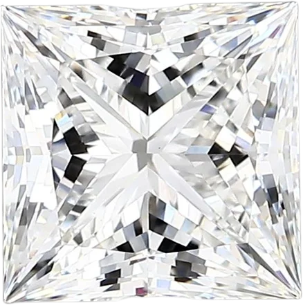 2.34 Carat F vvs2 Princess Lab Diamond