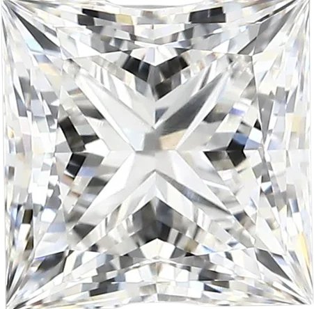 2.35 Carat E vvs2 Princess Lab Diamond