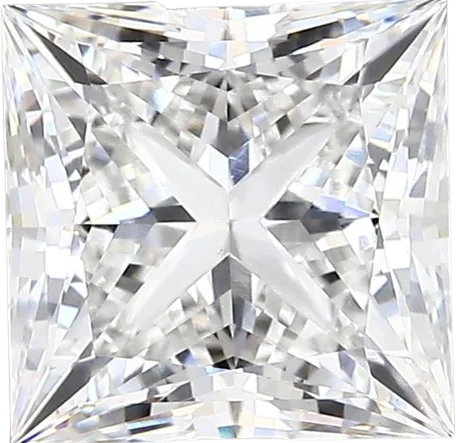 2.36 Carat E vvs2 Princess Lab Diamond