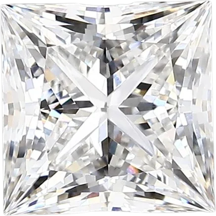 2.36 Carat E vvs2 Princess Lab Diamond