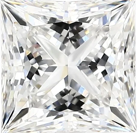 2.36 Carat E vvs2 Princess Lab Diamond