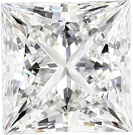 2.36 Carat F vvs2 Princess Lab Diamond