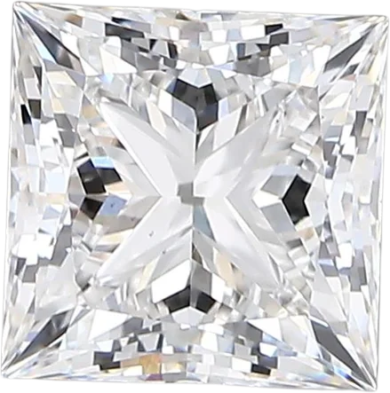 2.37 Carat D vs1 Princess Lab Diamond