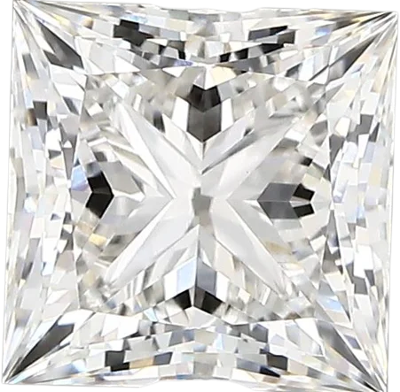 2.37 Carat E vvs2 Princess Lab Diamond