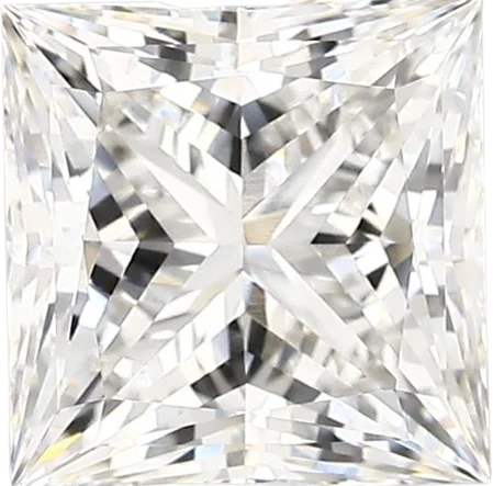 2.37 Carat E vvs2 Princess Lab Diamond