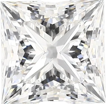 2.38 Carat E vvs2 Princess Lab Diamond