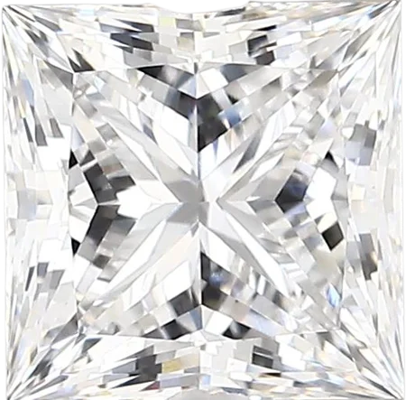 2.38 Carat E vvs2 Princess Lab Diamond