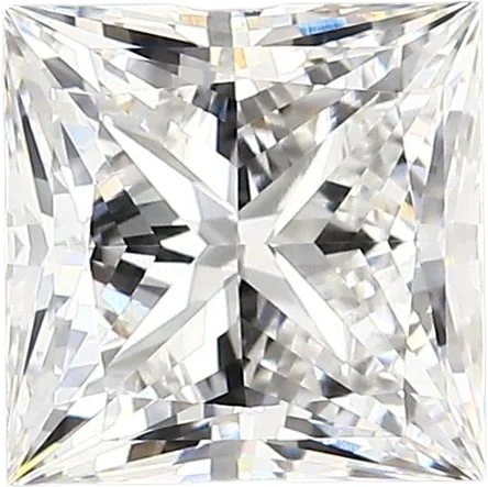 2.38 Carat F vvs1 Princess Lab Diamond