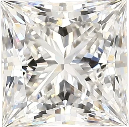 2.38 Carat F vvs2 Princess Lab Diamond