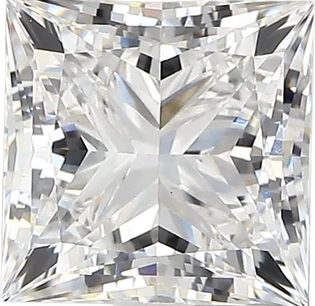 2.4 Carat D vvs2 Princess Lab Diamond