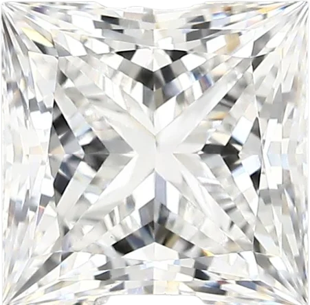 2.4 Carat E vvs2 Princess Lab Diamond