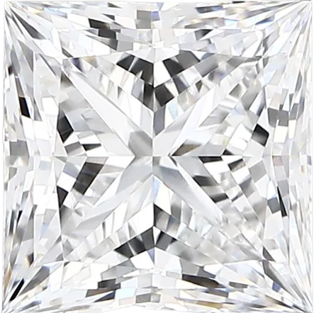 2.42 Carat D vvs2 Princess Lab Diamond