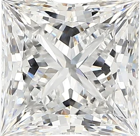 2.43 Carat D vvs2 Princess Lab Diamond