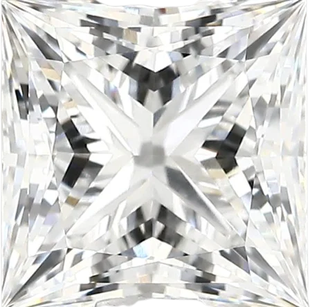 2.43 Carat E vvs1 Princess Lab Diamond