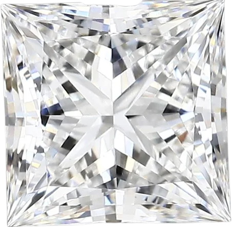 2.43 Carat E vvs2 Princess Lab Diamond