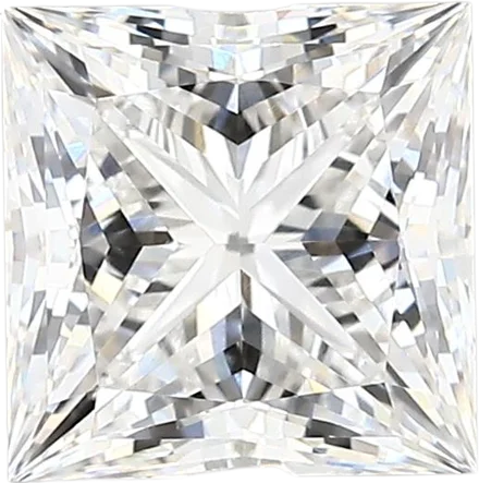 2.43 Carat E vvs2 Princess Lab Diamond