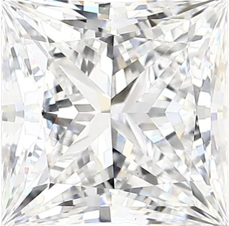 2.44 Carat D vs1 Princess Lab Diamond