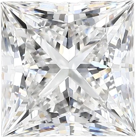 2.44 Carat E vvs2 Princess Lab Diamond