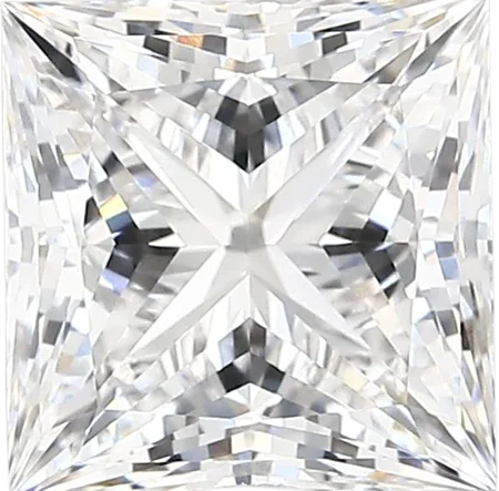 2.44 Carat E vvs2 Princess Lab Diamond