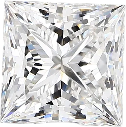 2.45 Carat F vvs2 Princess Lab Diamond