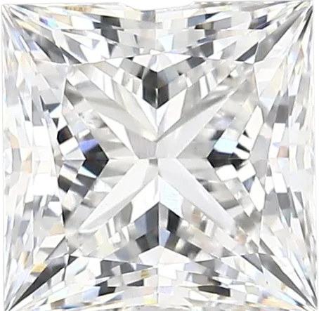 2.46 Carat D vvs2 Princess Lab Diamond