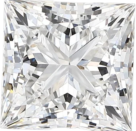 2.46 Carat E vvs2 Princess Lab Diamond