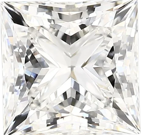 2.46 Carat E vvs2 Princess Lab Diamond