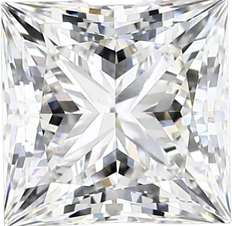 2.46 Carat E vvs2 Princess Lab Diamond