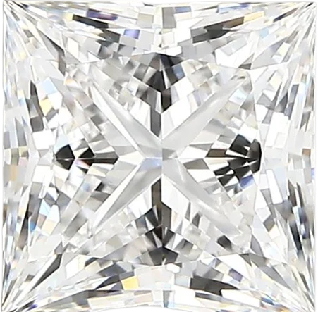 2.47 Carat D vvs2 Princess Lab Diamond