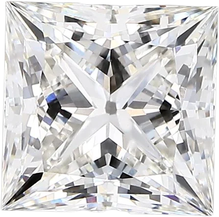 2.47 Carat G vvs2 Princess Lab Diamond