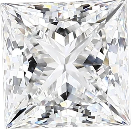 2.48 Carat D vvs2 Princess Lab Diamond