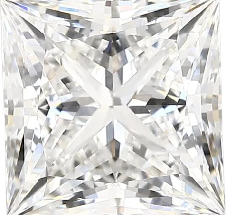 2.5 Carat D vvs2 Princess Lab Diamond