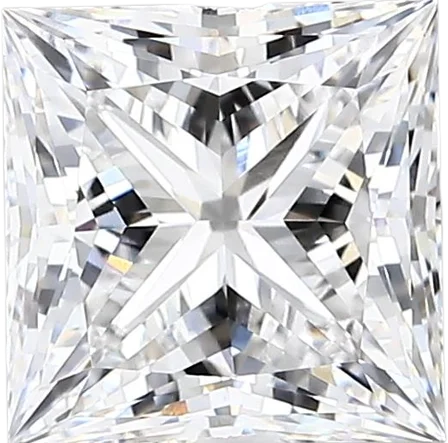 2.52 Carat D vvs2 Princess Lab Diamond