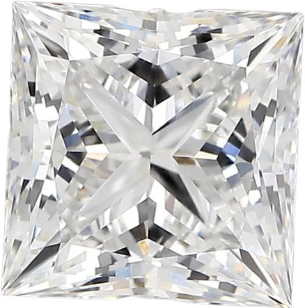 2.52 Carat E vvs2 Princess Lab Diamond