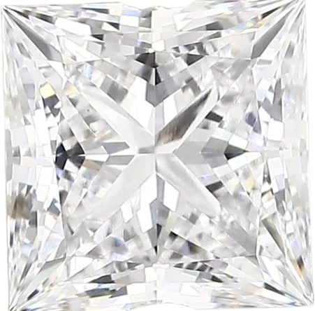 2.52 Carat E vvs2 Princess Lab Diamond