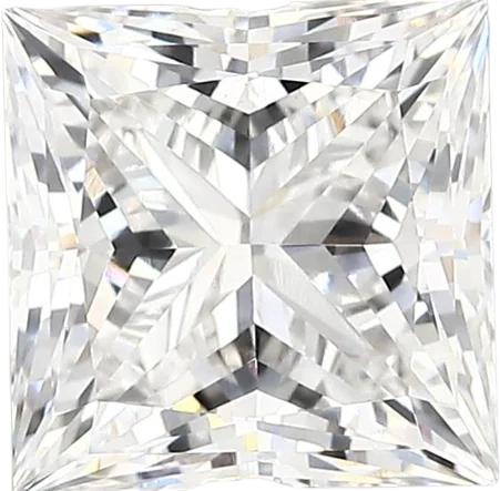 2.54 Carat D vvs2 Princess Lab Diamond