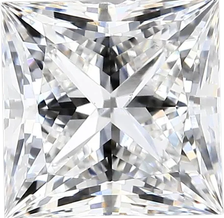 2.55 Carat E vs1 Princess Lab Diamond