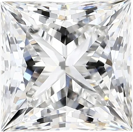 2.55 Carat E vvs2 Princess Lab Diamond