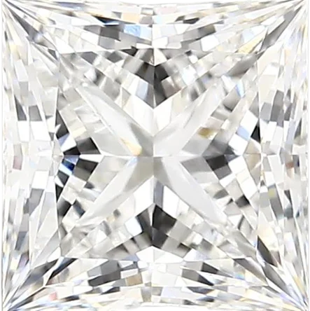 2.56 Carat E vvs2 Princess Lab Diamond