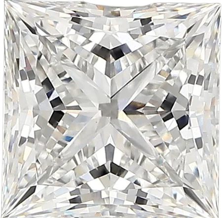 2.57 Carat E vvs2 Princess Lab Diamond