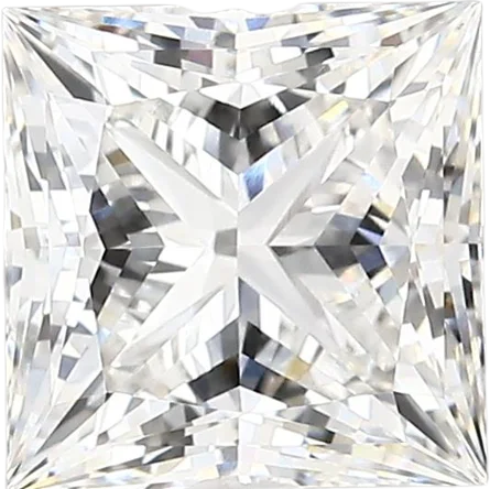 2.58 Carat E vvs2 Princess Lab Diamond