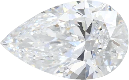 2.59 Carat D VVS2 Pear Lab Diamond