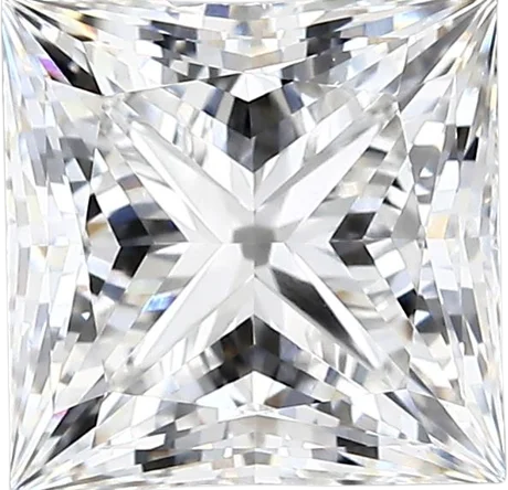 2.61 Carat E vvs2 Princess Lab Diamond