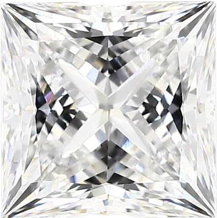 2.62 Carat D vvs2 Princess Lab Diamond