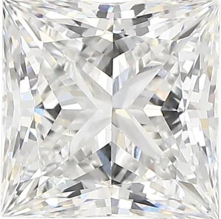 2.62 Carat E vvs2 Princess Lab Diamond