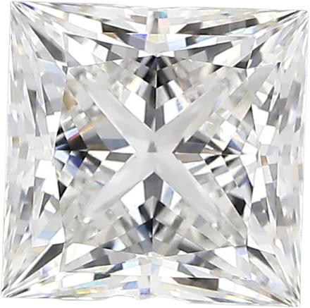 2.63 Carat E vvs2 Princess Lab Diamond